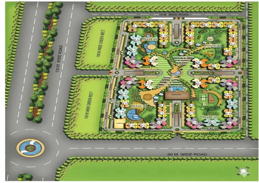 EROS Sampooram Site Plan